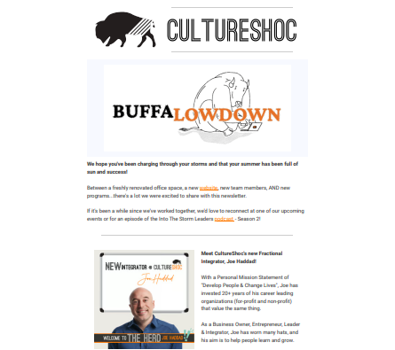 The BuffaLowdown | CultureShoc’s June 2024 Newsletter